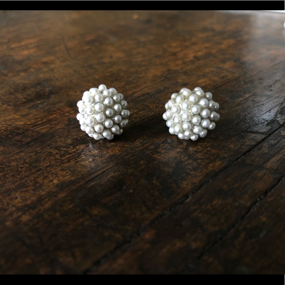 Beaded 'pearl' and metal studs